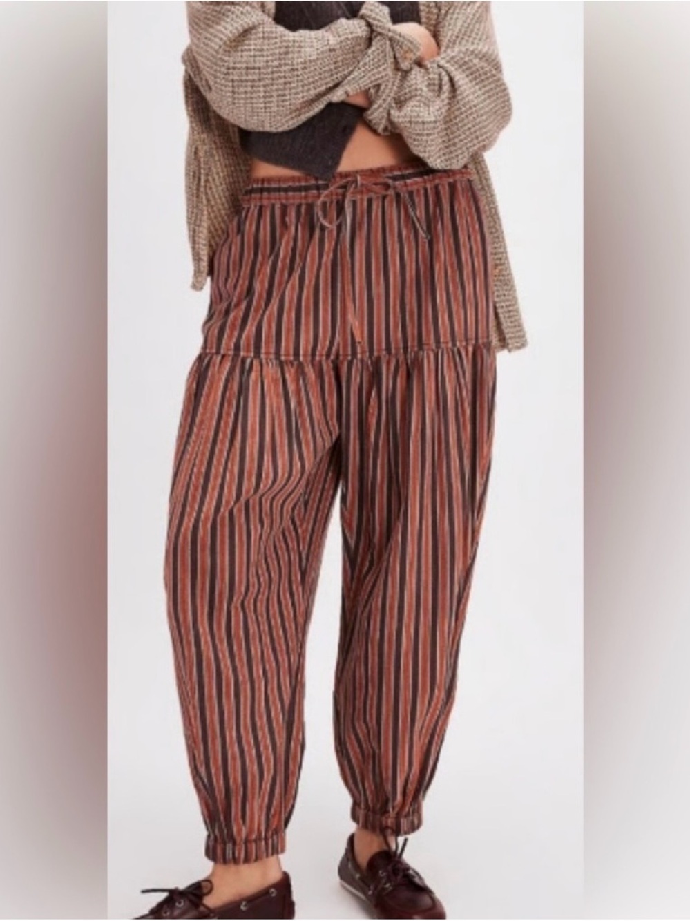 Free People Ellie Pull On Barrel Pants